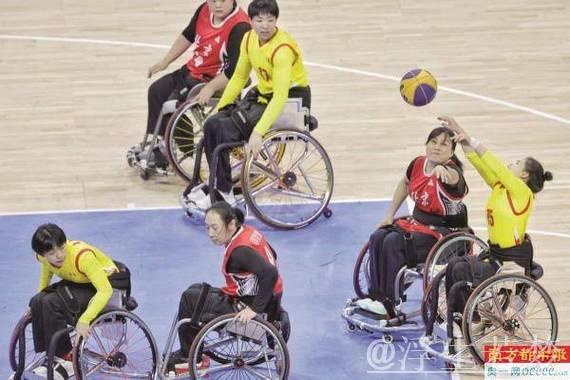 广东轮椅女篮三人队豪取四连胜 广东轮椅女篮三人队豪取四连胜